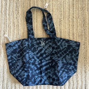 Victorias Secret Blue Tie Dye Tote